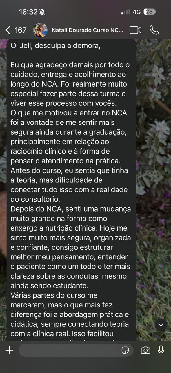 Depoimento real de cliente 41